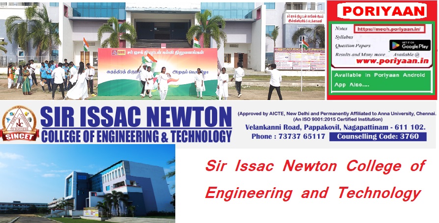 Sir Issac Newton College of Engineering and Technology | Engineering College